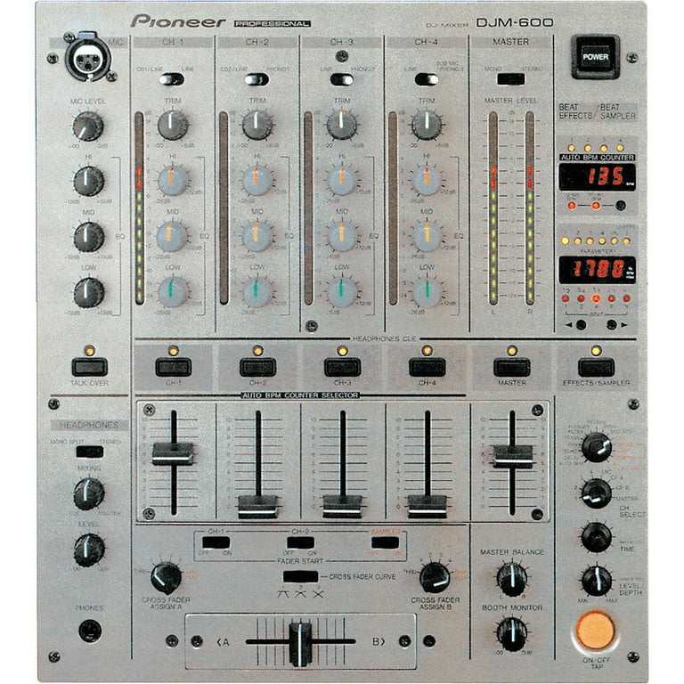 skjold lommelygter vil gøre Pioneer DJ DJM-600 Pro DJ Mixer - Walmart.com