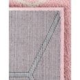 thumbnail image 4 of Unique Loom Trellis Frieze Collection Area Rug - Geometric (5' Octagon Light Pink/Ivory), 4 of 7