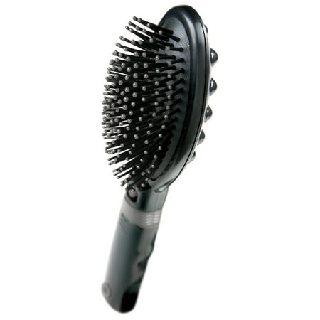 Vibrating Electric Hair Brush Soft Bristles Massage Head And Scalp