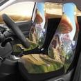 thumbnail image 2 of Sikiie Cute Mushroom Town Car Seat Protector 2 Pack Car Seat Cushion Mat, Car Seat Covers for SUV, Truck, Van, 2 of 7
