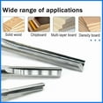 thumbnail image 3 of 5pcs Tungsten Carbide 2 Flute Straight Slot End Mill 3.175/4/5/6mm Shank CNC Router Bit For Wood Milling Cutter Tool ,High Efficiency, 3 of 4