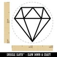 thumbnail image 2 of Diamond Engagement Self-Inking Rubber Stamp Ink Stamper - Red Ink - Mini 1/2 Inch, 2 of 7