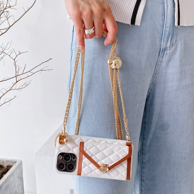 Cute Wallet Case, Crossbody Phone Case Wallet With Lanyard For