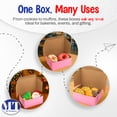 thumbnail image 5 of MT Products Pink Cookie Boxes 6" x 4.5" x 2.75" - Bakery Box - Pack of 15, 5 of 9