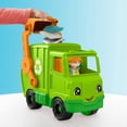 thumbnail image 3 of Fisher-Price Little People Recycling Truck Musical Toddler Garbage Toy Set, 5 Pieces, 3 of 6