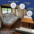 thumbnail image 5 of Aplkyhs Vintage Wood Daisy RV Folding Sofa Covers with Anti-Slip Bottom 2 Piece Stretch Camper Slipcovers with Elastic Band Washable Furniture Protector for Jackknife Sleeper Sofa, 5 of 7
