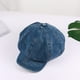 thumbnail image 3 of Gorra vaquera estilo vendedor de periódicos, estilo vintage, suave, de 8 paneles, para mujer y niña, plana, color azul., 3 of 8