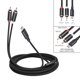 thumbnail image 3 of Cable de audio dual tipo C a 2 para TV, amplificadores, grabadoras y componentes de cine en casa 1M, 3 of 9