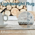 thumbnail image 3 of RUGKING Distressed Floral Runner Rug 2x5 Gray Multi Flodable Vintage Carpet Non Slip Runner Rug For Hallways Entryways Kitchen Bathroom, 3 of 6