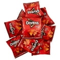 thumbnail image 2 of Doritos Nacho Cheese Flavored Tortilla Chips, 1 oz Bags, 10 Count, 2 of 7