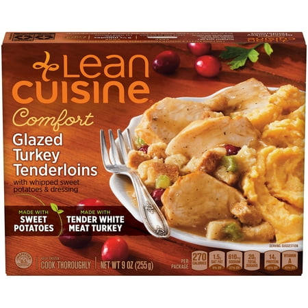 LEAN CUISINE COMFORT Glazed Turkey Tenderloins 9 oz. Box ...