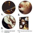 thumbnail image 3 of Designart Gold And Black Floral Woman VIII Canvas Wall Art, 3 of 5