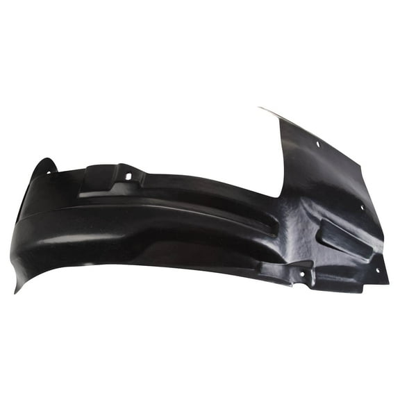 TRQ Front Left Rearward Inner Fender Liner Black Drivers Side Fits Select 2008-2015 Cadillac CTS GM1248199