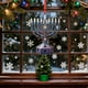 thumbnail image 4 of Ireezec Hanukkah Ornament with Star of Snowflake Design - Blue Enamel Metal Hanging Decor for Car Mirror Holiday Tree Window Display Jewish Festival of Lights Gift, 4 of 8