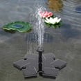 thumbnail image 3 of Mini Garden Fountain Floating Outdoor Solar Powered Water Fountain Nozzle for Landscape 5V 1.4W_Perfect Gift, 3 of 5