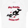 thumbnail image 4 of Inktastic My Auntie Loves Me Orca Family Boys or Girls Baby Bodysuit, 4 of 5