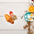thumbnail image 3 of Shisuyan 2Pcs Exquisite Glass Plates Embossed Fruit Plates Transparent Dessert Plates, 3 of 8