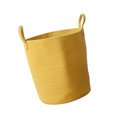 thumbnail image 1 of Caja de almacenamiento tejida de ratán para cosméticos Juguetes Amarillo L Gloria Cesta de almacenamiento de tejido de algodón, 1 of 9