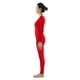 thumbnail image 4 of de manga larga para mujer, mono, pantalones , pantalones, yoga, Rojo Sunnimix Traje de spandex para mujer, 4 of 6