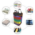 thumbnail image 2 of DouZhe 50L Rectangular Laundry Basket, Black History Month Banner Prints Waterproof Foldable Laundry Hamper with Aluminum Handles, 2 of 6