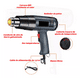 thumbnail image 3 of Pistola De Calor De 2000w Temperatura Regulable 4 Boquillas Malubero  Pistola de Calor, 3 of 5