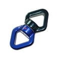 thumbnail image 1 of Greeniant Conector de cuerda giratoria de 360 ​​grados, equipo de montañismo, mosquetón giratorio, accesorio de aro de conexión, Hardware de rescate carpas gris azul Greeniant OD002828-05, 1 of 6