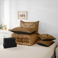 thumbnail image 6 of Feelyou Tribal Sheep Skull Bedding Comforter Set 7 Pieces for Teen, Bohemian Western Style Full Bedding Set, Rustic Farmhouse Reversible Fitted Sheet Flat Sheet, Luxury Bedroom Decor, 6 of 8