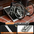 thumbnail image 4 of 4FT Aluminum Wheelchair Ramp, Portable for Stairs & Cars, 800 lbs Capacity with Non-Slip Surface, 4 of 7
