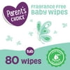 Parent's Choice Aloe Baby Wipes, 1 Tub Pack (80 Total Wipes)