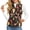 Cute Mushroom Print, variant on Dragonfly Pattern Zipper Up Quilted jacket vest for Women, Polyester Women's Quilted Vest Lightweight Womens Quilted Vests for Winter Running