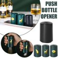 thumbnail image 4 of Kitchen Automatic Magnetic Bar Beer Bottle Opener Cap Opener Corkscrew Push Down Opener BLACK, 4 of 8