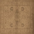 thumbnail image 1 of Ahgly Company Indoor Square Oriental Brown Industrial Area Rugs, 3' Square, 1 of 4