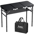 thumbnail image 1 of Mesa plegable de camping Anbte 90x40 cm con red de almacenamiento, 1 of 9