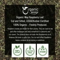 thumbnail image 2 of Organic Way Raspberry Leaf Cut & Sifted (Rubus Idaeus) European Wild-Harvest | Organic & Kosher Certified | Vegan, Non GMO  Gluten and Caffeine Free | USDA Certified | Origin - Albania (1/2LBS / 8Oz), 2 of 8