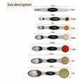 thumbnail image 1 of Birdeem Measuring Spoons Kitchen Utensils Spoons Kitchen Set Home & Kitchen Cutlery Set Magnetic Measuring Spoons Set of 7 Stainless Steel Cooking Spoons with Measurement for Gift Measuring Dry and Li, 1 of 10