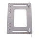 thumbnail image 4 of Localizador De Perforaciones Para Manijas De Muebles, Fácil De Transportar Localizador De Perforaciones De Distancia De 7 Orificios 2 Tornillos Ajustables De Acero Inoxidable Para ANGGREK Cabinet Hardware Jig, 4 of 8