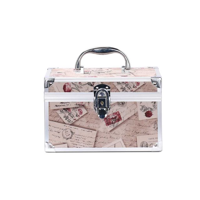 ziyahi Storage Case Makeup Box Multifunctional Multicolored Jewelry Container Code Cases Craftsmanship Women Suitcase Beige/S