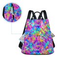 thumbnail image 7 of FORMRS Women's Travel Backpack Purse Anti-Theft Hidden Pockets Casual Shoulder Bag, Vibrant Geometric Pattern, 7 of 7
