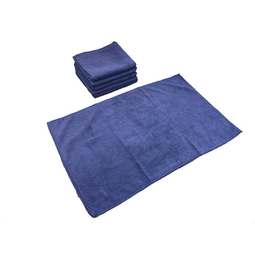 new 16x27 blue stripe hand towels 3# per dozen heavy duty 6 dozen 72 pieces 