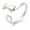 Silver, variant on Stainless Steel Silver Non-Tarnish Adjustable Ring Cat Kitten Shape Animal Pet R2