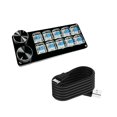 thumbnail image 1 of Macro Keyboards with Double Customizable Knobs,Mechanical Gaming Keypad for Complex Commands in Gaming Workstations, 1 of 4