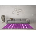 thumbnail image 3 of Ahgly Company Indoor Square Oriental Pink Industrial Area Rugs, 8' Square, 3 of 4