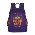 thumbnail image 3 of Balery Mardi Gras2 Lightweight Backpack for Men and Women - Durable and Water-Resistant, Ideal for School, Work, Travel, and Everyday Use, 3 of 9
