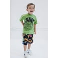 thumbnail image 5 of Teenage Mutant Ninja Turtles Donatello Raphael Leonardo Drop Shoulder T-Shirt and Shorts Outfit Set Graffiti Toddler to Big Kid, 5 of 5