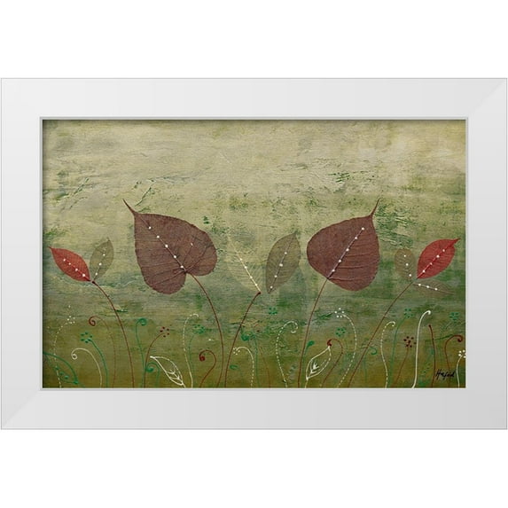 Hafod, Danielle 18x13 White Modern Wood Framed Museum Art Print Titled - Wild Pastures 2