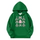 thumbnail image 3 of Sudadera con capucha para niñas y niños, sudadera de manga larga con cuello redondo y estampado de moda, jersey con bolsillo, sudadera de poliéster para niñas, 3 of 8