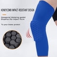 thumbnail image 2 of Honeycomb Padded Knee Sleeves, Basketball Cycling Sports Protective Gear, 2 of 6