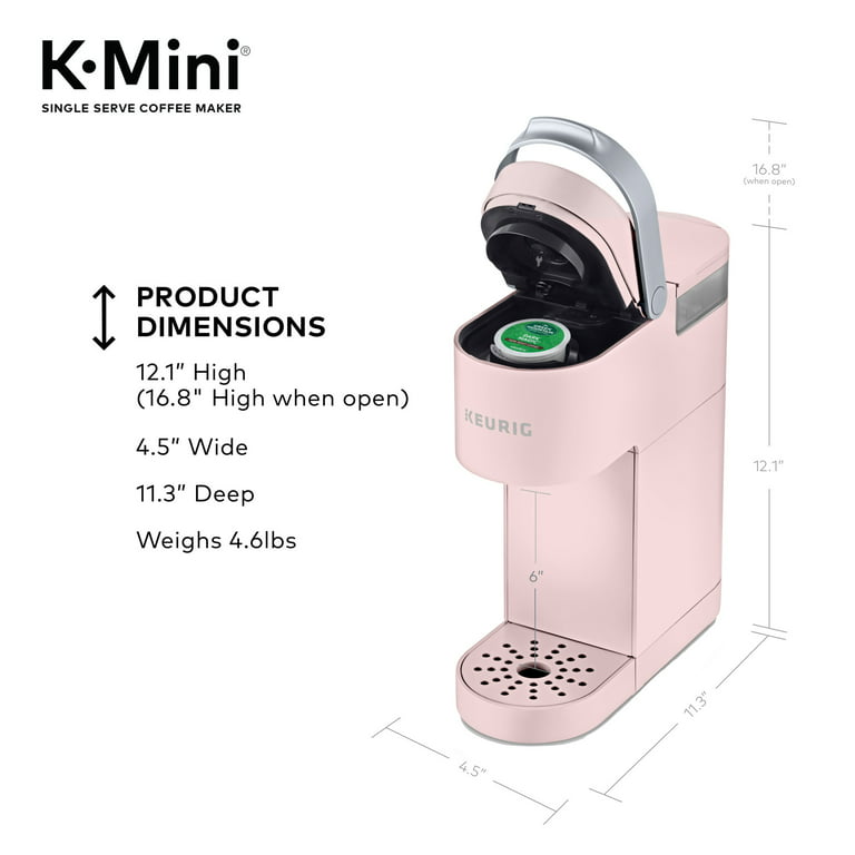 Keurig K-Mini® Single Serve K-Cup Pod Coffee Maker Dusty Rose 5000350706 -  Best Buy
