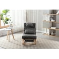 thumbnail image 2 of Living Room Rocking Chair, Glider Rocker Wooden Living Room Chair for Nursey, 2 of 8