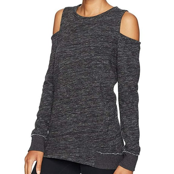 Calvin Klein Womens Performance Cold Shoulder Long Sleeves Pullover
